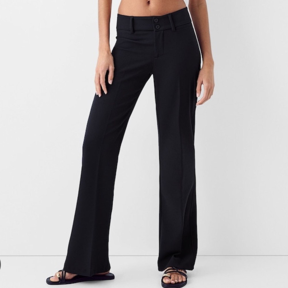 Bershka Tailored Fit Flared Trousers (oos)